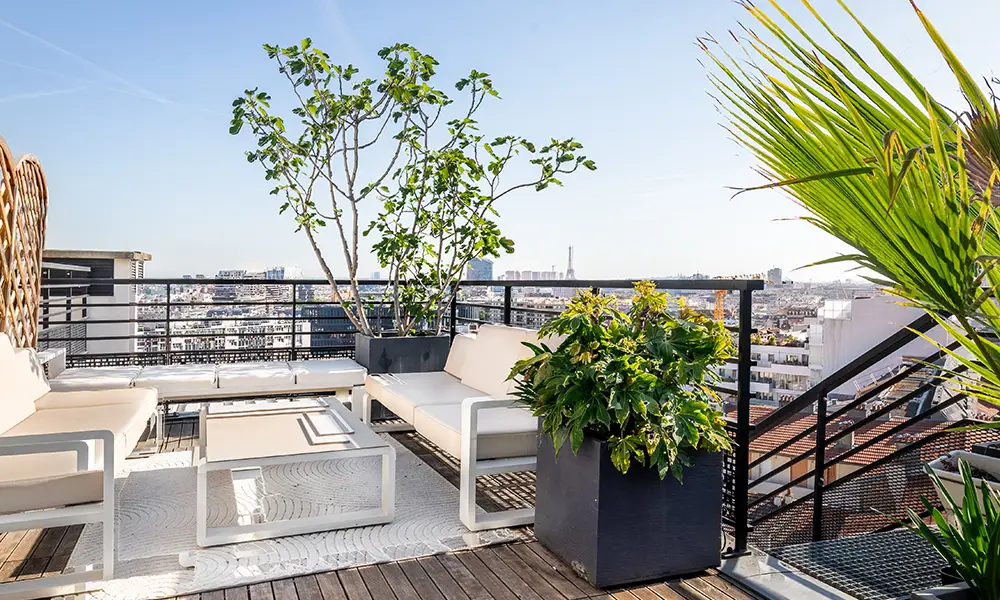 Toit terrasse contemporain
