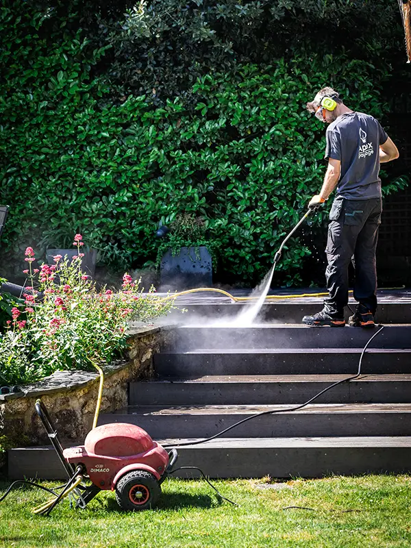 Nettoyage terrasse bois