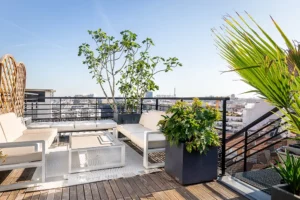 Aménagement complet d'un toit terrasse