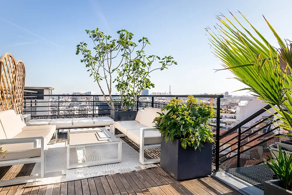 Aménagement complet d'un toit terrasse